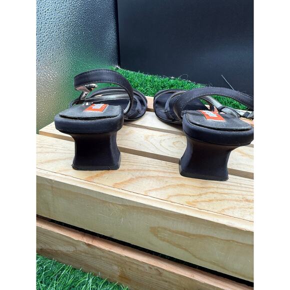 Unlisted - Open Toe Heels- Black- Size 6.5W - Picture 7 of 10